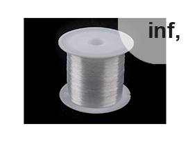 Fil nylon transparent, Ø 0,18 mm