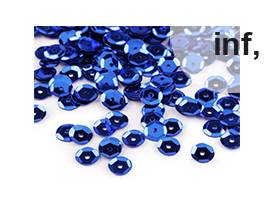 Sequins creux en vrac, Ø 6 mm