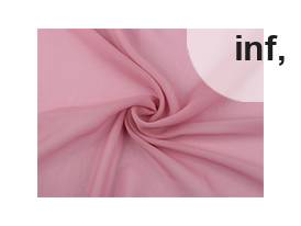 Tissu uni en mousseline de soie