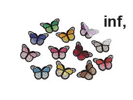 Patch thermocollant Papillon