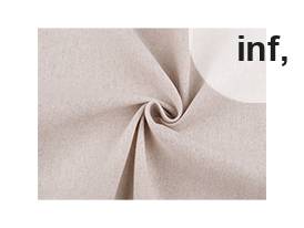 Tissu mélangé - lin / coton / PES