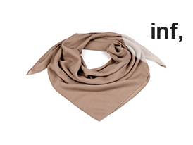Foulard uni, 90 x 90 cm