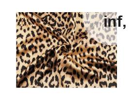 Élastique satiné, motif animalier