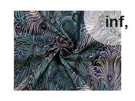 Tissu en jacquard pour vêtements et décoration