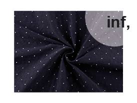 Tissu extensible pour habillement avec strass thermocollants