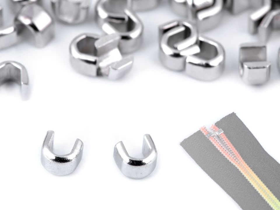 Butée supérieure de fermeture Éclair, 3 mm, 5 mm Mercerie