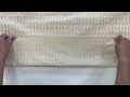 Tissu décoratif avec structure 3D en peluche