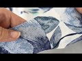 Tissu/Toile en coton, Feuilles, largeur 220 cm