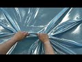 Tricot extensible avec effet métallisé