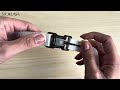 Fermoir magnétique en plastique, largeur 20 mm