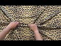 Élastique satiné, motif animalier