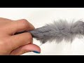 Fourrure touffue décorative pour vêtements, ronde, motif animalier, largeur 4,5 cm