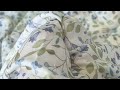 Popeline de coton soyeuse pour habillement, Myosotis