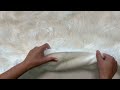 Tissu en fourrure avec poils extra longs