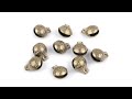 Grelots en laiton avec son agréable, 13 x 17 mm