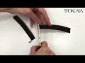 Ensemble de butées inférieures pour réparation de fermetures Éclair en nylon ou en métal