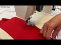 Pied de machine à coudre pour ourlet
