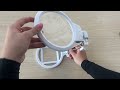 Loupe de table avec lumière LED, taille 15 x 19 x 25 cm