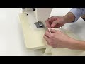 Pied-de-biche métallique pour machine à coudre - pour fermetures Éclair invisible