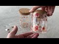 Flacon/Bocal en verre avec bouchon