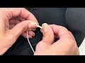 Ficelle pour étiquettes PES avec sécurité