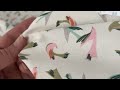 Tissu/Toile en coton, Oiseaux