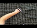 Tissu pour robe/costume avec lurex, tweed