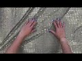 Maille avec sequins, Ø 7 mm