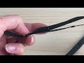 Bande à pression pour bodys, fixation alternée sur une seule bande, largeur 9 mm