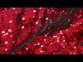 Tissu avec sequins double face