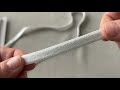 Ruban élastique pour bretelles en brocart, largeur 10 mm, avec lurex